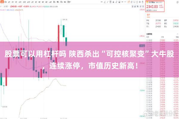 股票可以用杠杆吗 陕西杀出“可控核聚变”大牛股，连续涨停，市值历史新高！